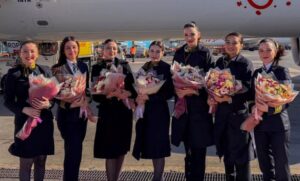 PEGASUS KADINLAR GÜNÜ ÖZEL UÇUŞU (VİDEO)