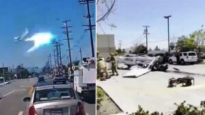 CESSNA YÜKSEK GERİLİM HATTINA ÇARPTI (VİDEO)