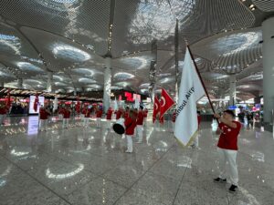 İSTANBUL HAVALİMANI’NDA 19 MAYIS COŞKUSU