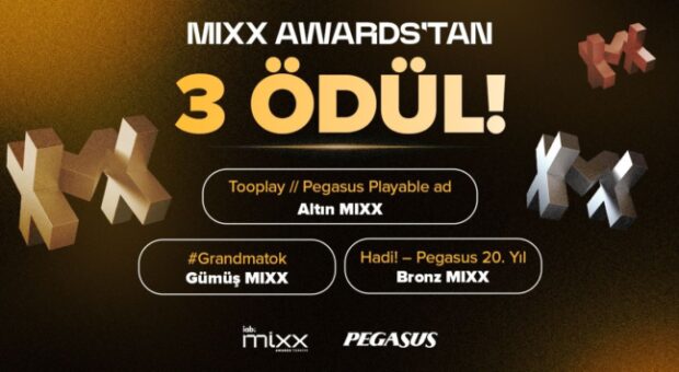 PEGASUS’A MIXX AWARDS’DAN 3 ÖDÜL
