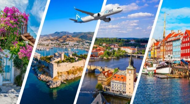 AJET AVRUPA’YI 13 NOKTADAN BODRUM’A BAĞLIYOR