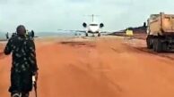 KARAYOLUNA ACİL İNİŞ (VİDEO)