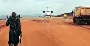 KARAYOLUNA ACİL İNİŞ (VİDEO)