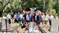 VECİHİ HÜRKUŞ KABRİ BAŞINDA ANILDI