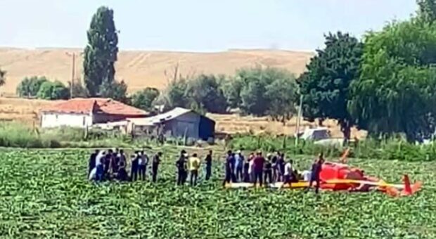 ANKARA’DA HELİKOPTER DÜŞTÜ