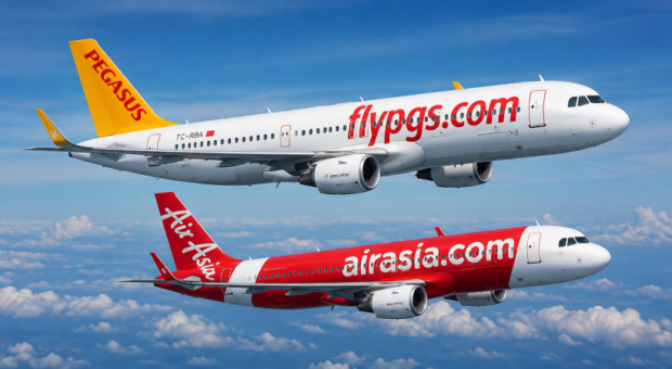PEGASUS VE AIRASİA’DAN ORTAK UÇUŞLAR