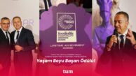SADETTİN CESUR’A “YAŞAM BOYU BAŞARI” ÖDÜLÜ